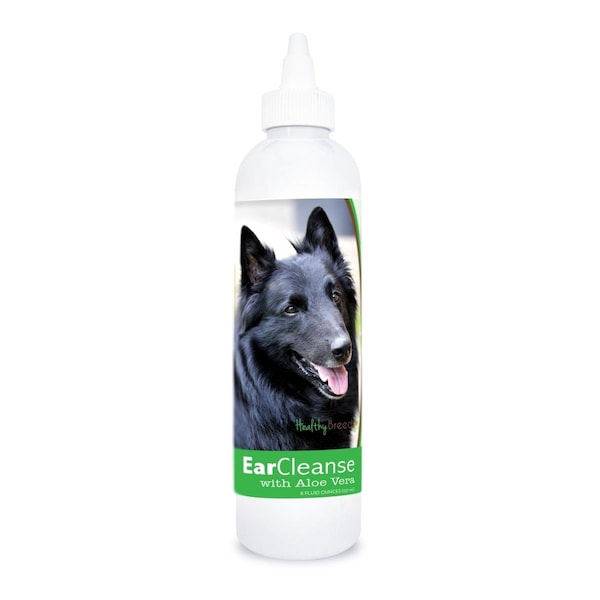 Healthy Breeds 8 oz Belgian Sheepdog Ear Cleanse with Aloe Vera Cucumber Melon 840235197577 - main